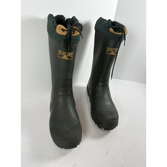 RedHead Bone Dry Rubber Hunting Boots Size 9 Waterproof Steel Shank main image 7
